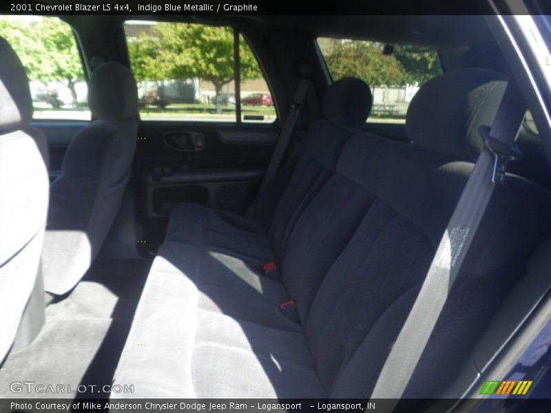 Indigo Blue Metallic / Graphite 2001 Chevrolet Blazer LS 4x4