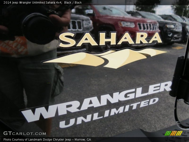Black / Black 2014 Jeep Wrangler Unlimited Sahara 4x4