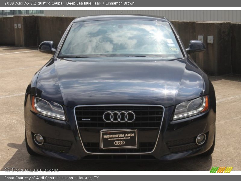 Deep Sea Blue Pearl / Cinnamon Brown 2009 Audi A5 3.2 quattro Coupe