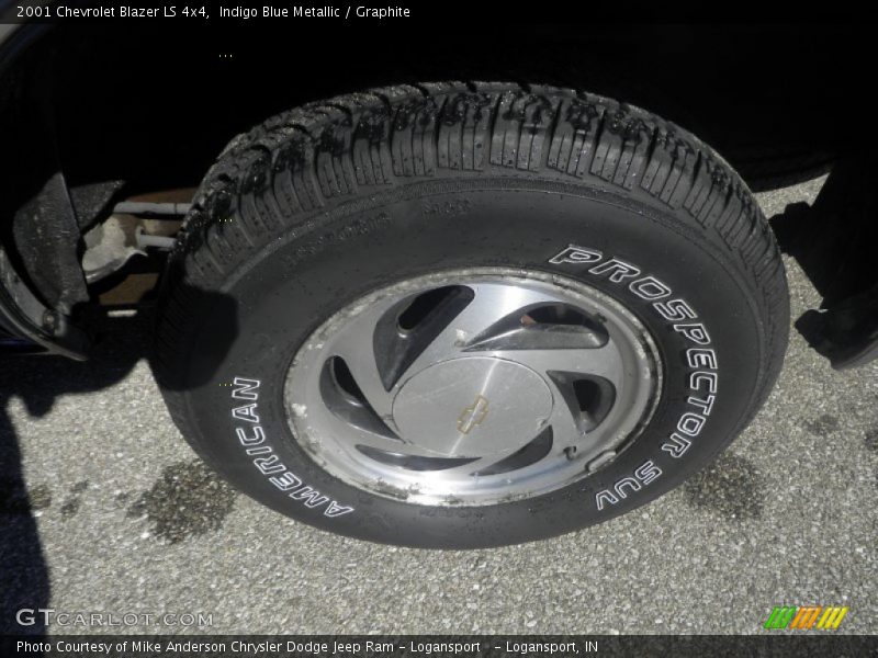 Indigo Blue Metallic / Graphite 2001 Chevrolet Blazer LS 4x4