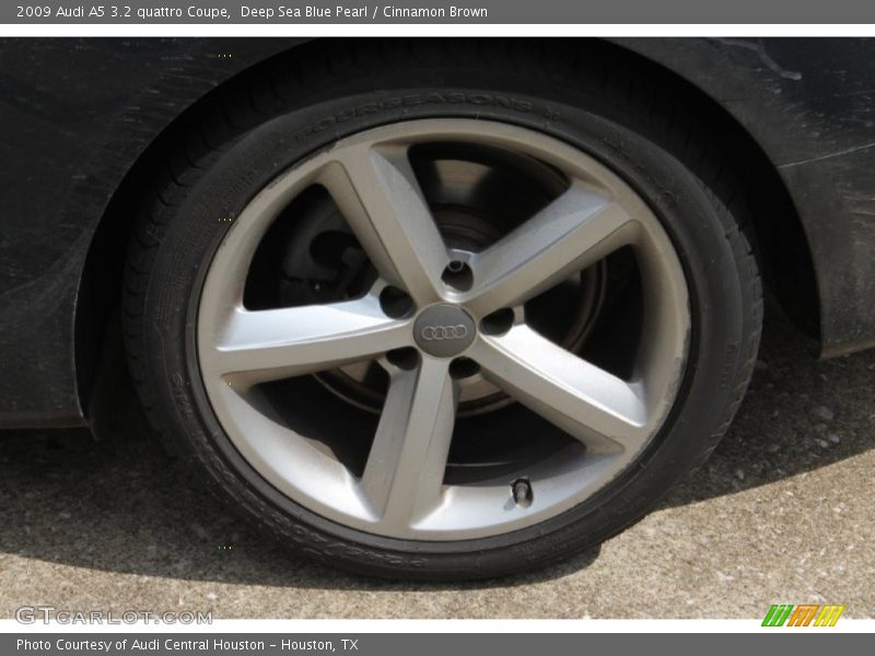 Deep Sea Blue Pearl / Cinnamon Brown 2009 Audi A5 3.2 quattro Coupe