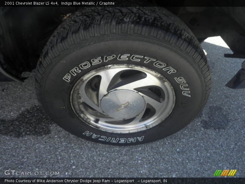 Indigo Blue Metallic / Graphite 2001 Chevrolet Blazer LS 4x4