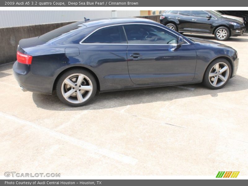 Deep Sea Blue Pearl / Cinnamon Brown 2009 Audi A5 3.2 quattro Coupe