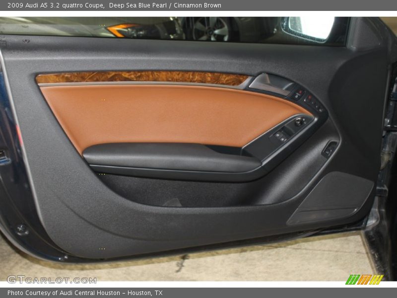 Deep Sea Blue Pearl / Cinnamon Brown 2009 Audi A5 3.2 quattro Coupe