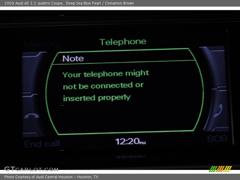 Deep Sea Blue Pearl / Cinnamon Brown 2009 Audi A5 3.2 quattro Coupe