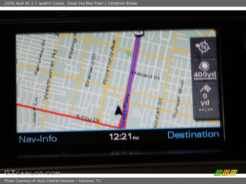 Deep Sea Blue Pearl / Cinnamon Brown 2009 Audi A5 3.2 quattro Coupe