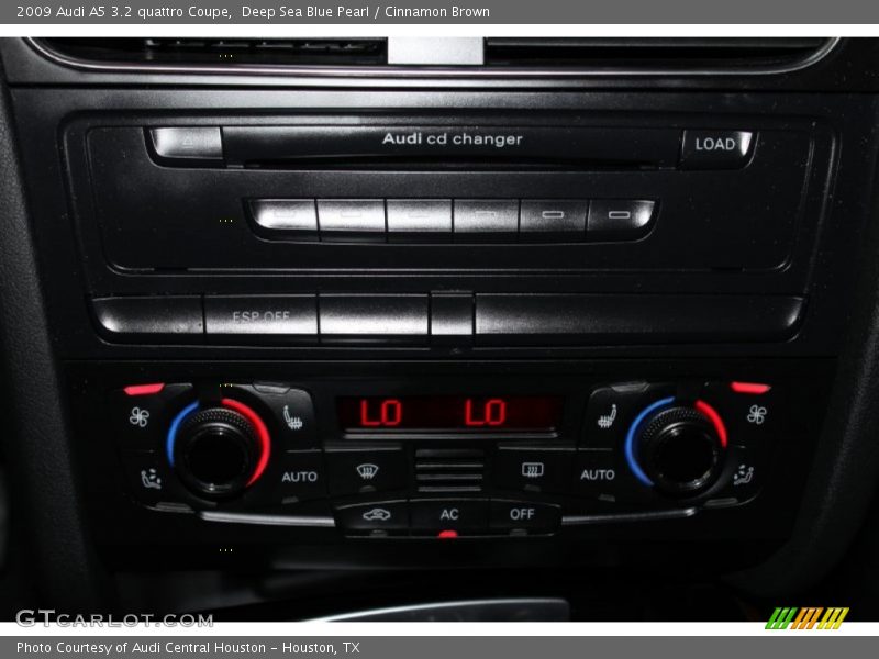 Deep Sea Blue Pearl / Cinnamon Brown 2009 Audi A5 3.2 quattro Coupe