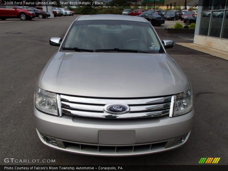 Silver Birch Metallic / Black 2008 Ford Taurus Limited AWD