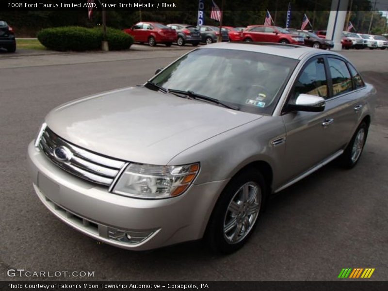 Silver Birch Metallic / Black 2008 Ford Taurus Limited AWD
