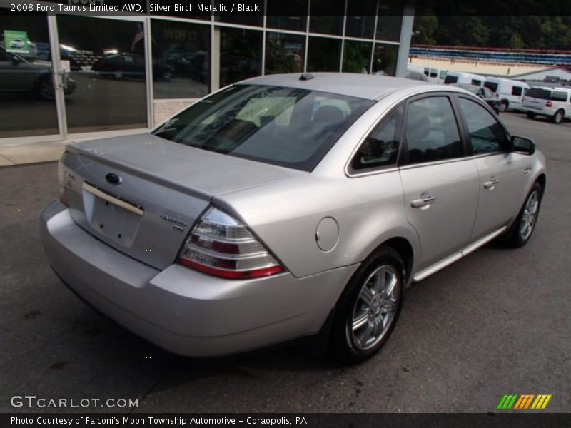 Silver Birch Metallic / Black 2008 Ford Taurus Limited AWD