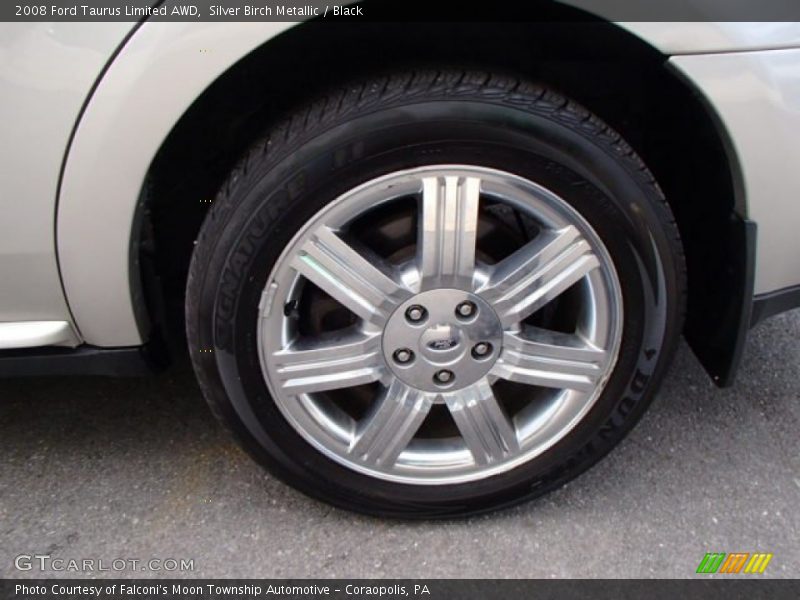 Silver Birch Metallic / Black 2008 Ford Taurus Limited AWD