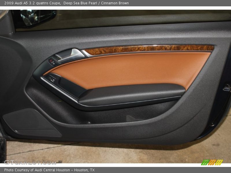 Deep Sea Blue Pearl / Cinnamon Brown 2009 Audi A5 3.2 quattro Coupe