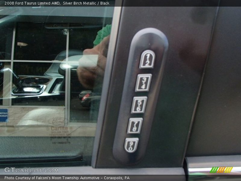 Silver Birch Metallic / Black 2008 Ford Taurus Limited AWD