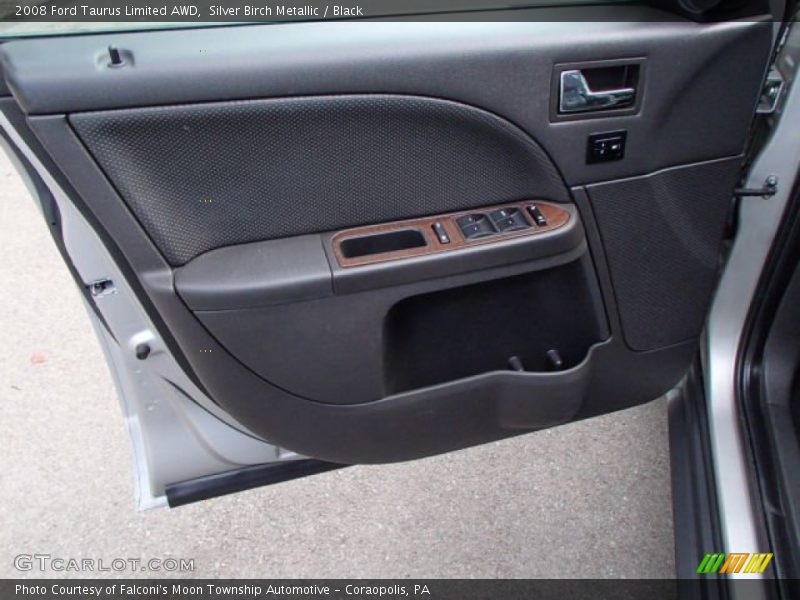 Silver Birch Metallic / Black 2008 Ford Taurus Limited AWD