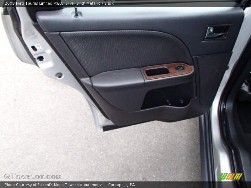 Silver Birch Metallic / Black 2008 Ford Taurus Limited AWD