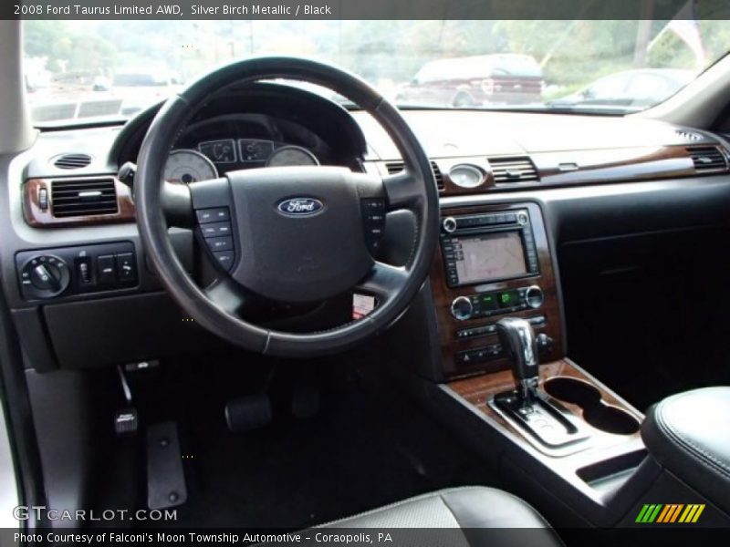Silver Birch Metallic / Black 2008 Ford Taurus Limited AWD