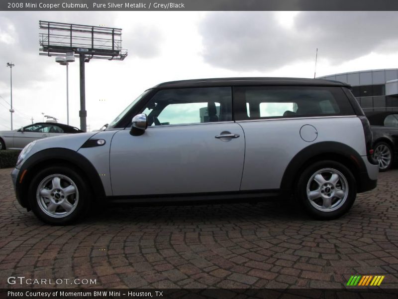 Pure Silver Metallic / Grey/Black 2008 Mini Cooper Clubman