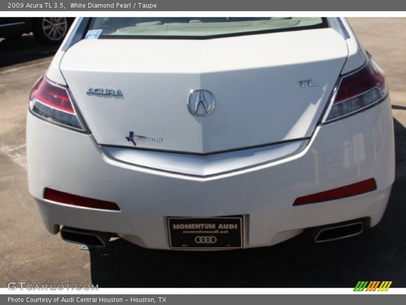 White Diamond Pearl / Taupe 2009 Acura TL 3.5