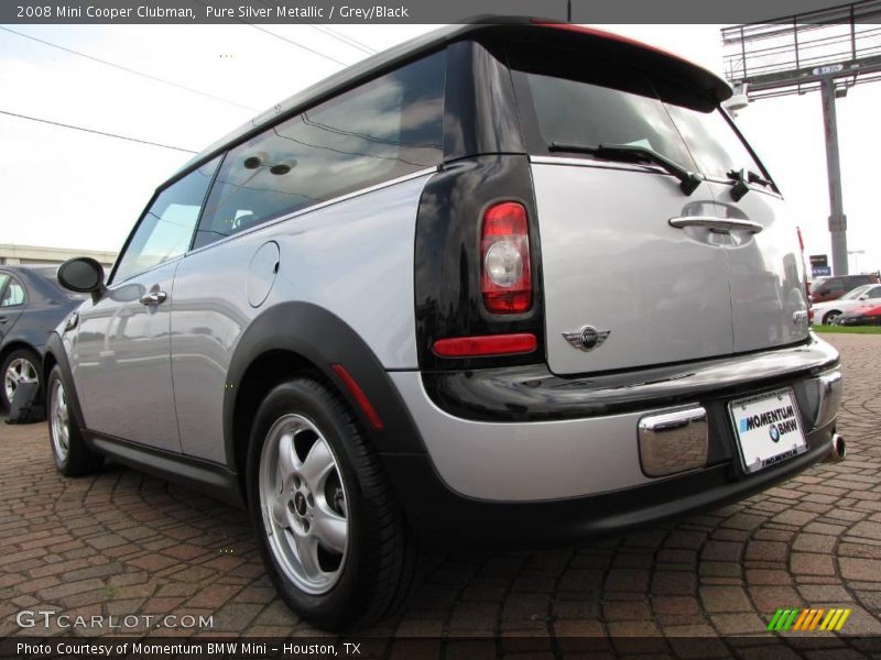 Pure Silver Metallic / Grey/Black 2008 Mini Cooper Clubman