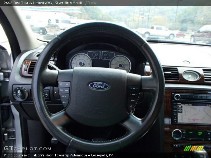 Silver Birch Metallic / Black 2008 Ford Taurus Limited AWD