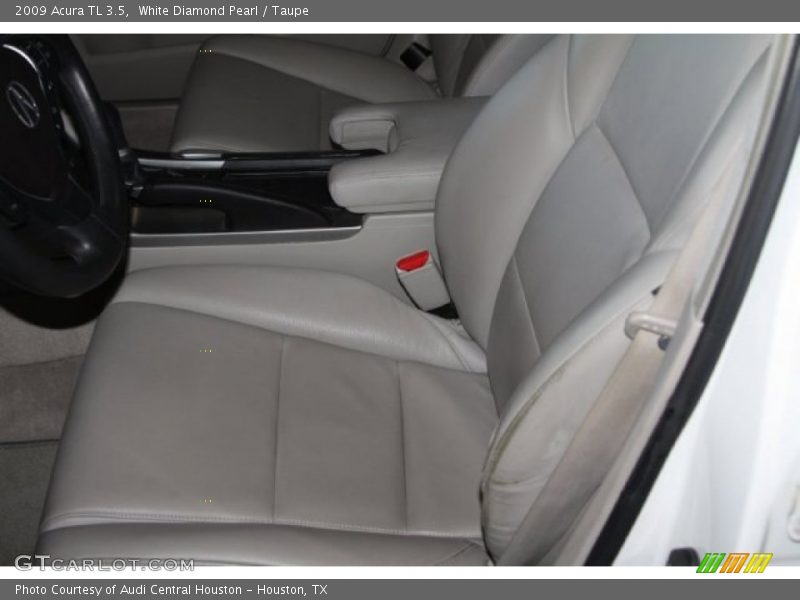 White Diamond Pearl / Taupe 2009 Acura TL 3.5