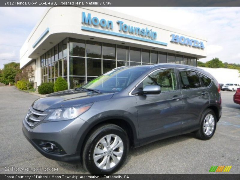 Polished Metal Metallic / Gray 2012 Honda CR-V EX-L 4WD