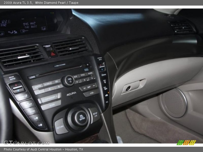 White Diamond Pearl / Taupe 2009 Acura TL 3.5