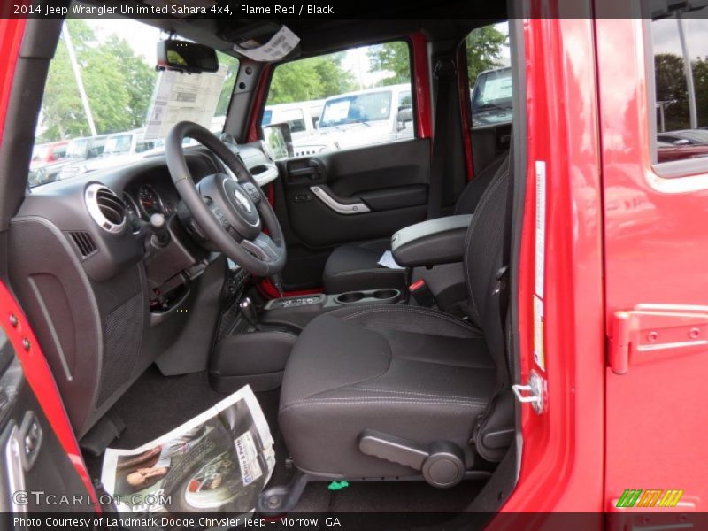 Flame Red / Black 2014 Jeep Wrangler Unlimited Sahara 4x4