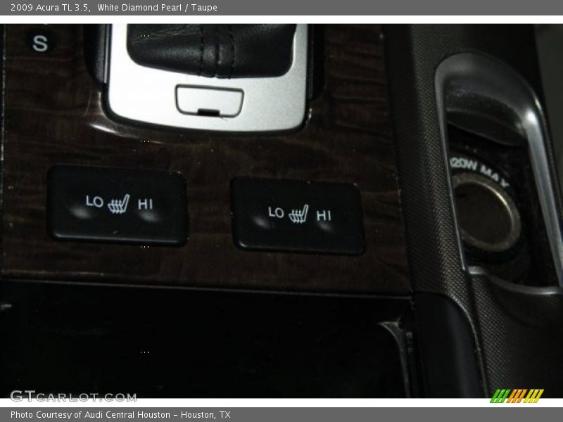 White Diamond Pearl / Taupe 2009 Acura TL 3.5