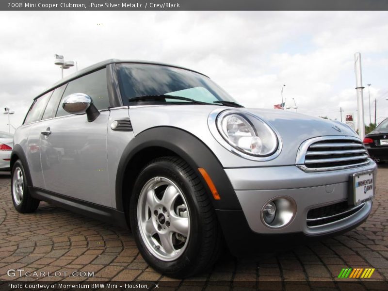 Pure Silver Metallic / Grey/Black 2008 Mini Cooper Clubman