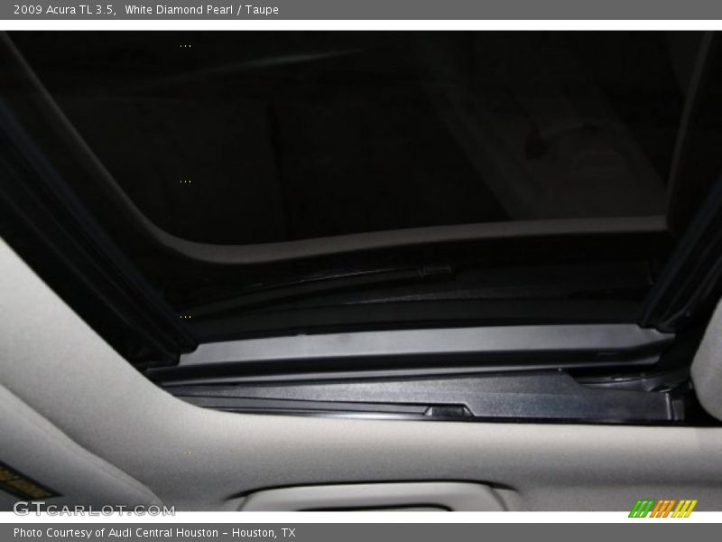 White Diamond Pearl / Taupe 2009 Acura TL 3.5