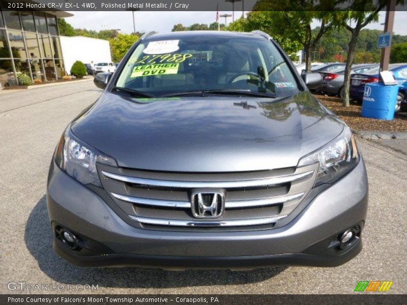 Polished Metal Metallic / Gray 2012 Honda CR-V EX-L 4WD