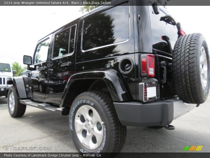 Black / Black/Dark Saddle 2014 Jeep Wrangler Unlimited Sahara 4x4