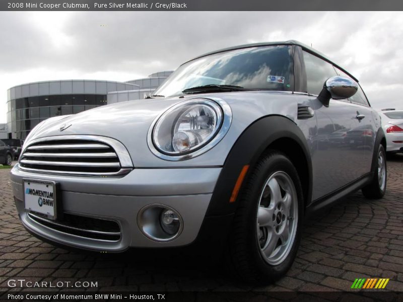 Pure Silver Metallic / Grey/Black 2008 Mini Cooper Clubman