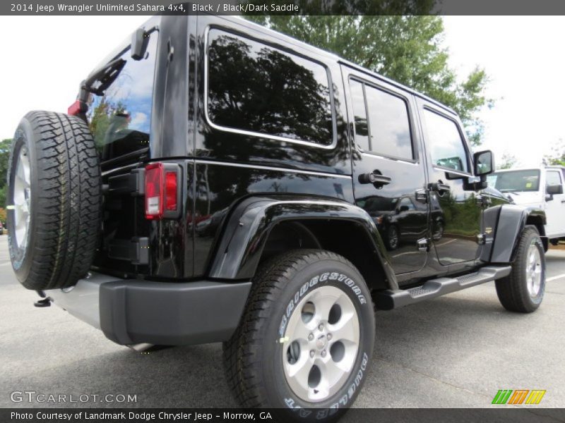 Black / Black/Dark Saddle 2014 Jeep Wrangler Unlimited Sahara 4x4