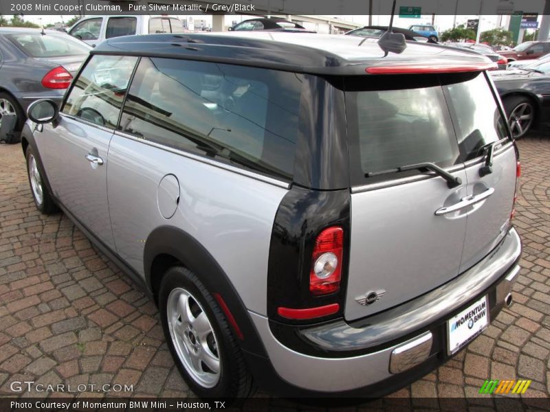Pure Silver Metallic / Grey/Black 2008 Mini Cooper Clubman