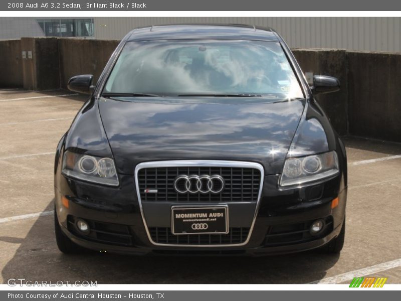 Brilliant Black / Black 2008 Audi A6 3.2 Sedan