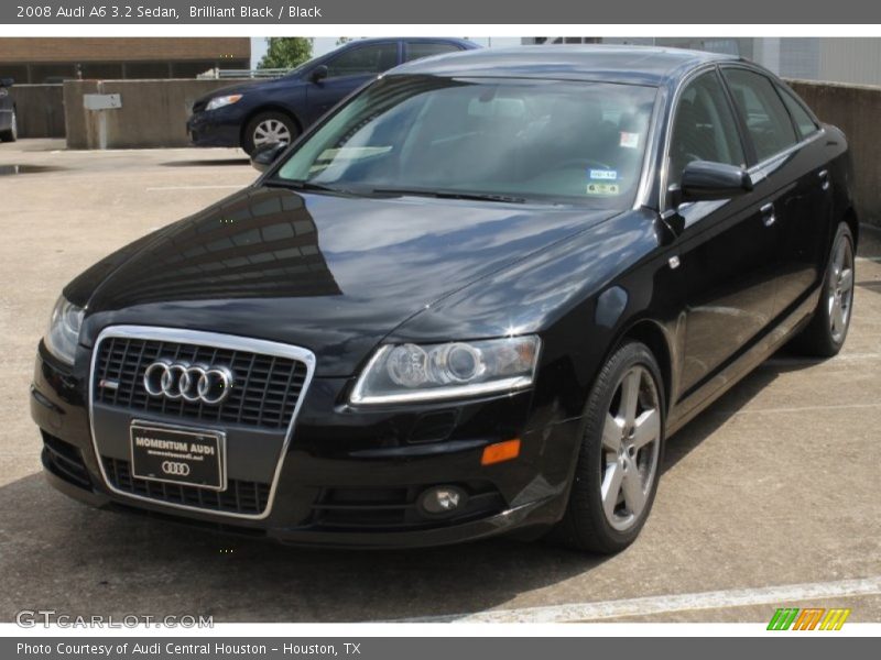 Brilliant Black / Black 2008 Audi A6 3.2 Sedan