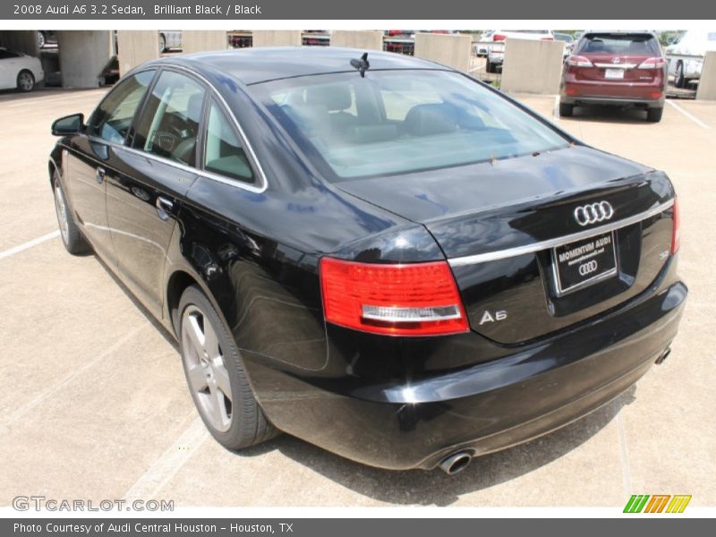 Brilliant Black / Black 2008 Audi A6 3.2 Sedan