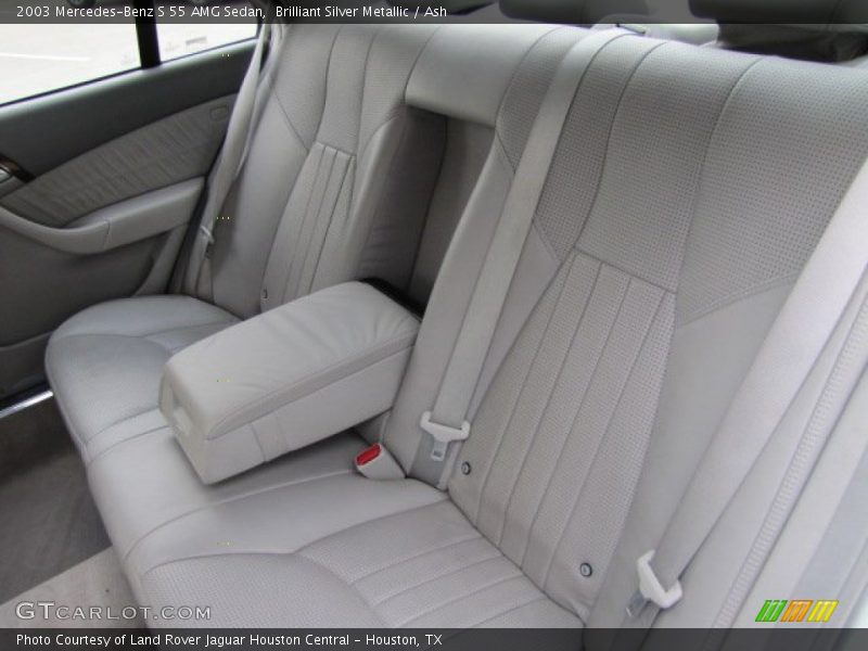 Brilliant Silver Metallic / Ash 2003 Mercedes-Benz S 55 AMG Sedan