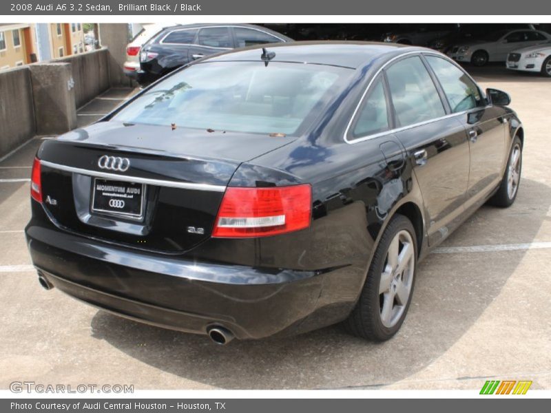Brilliant Black / Black 2008 Audi A6 3.2 Sedan