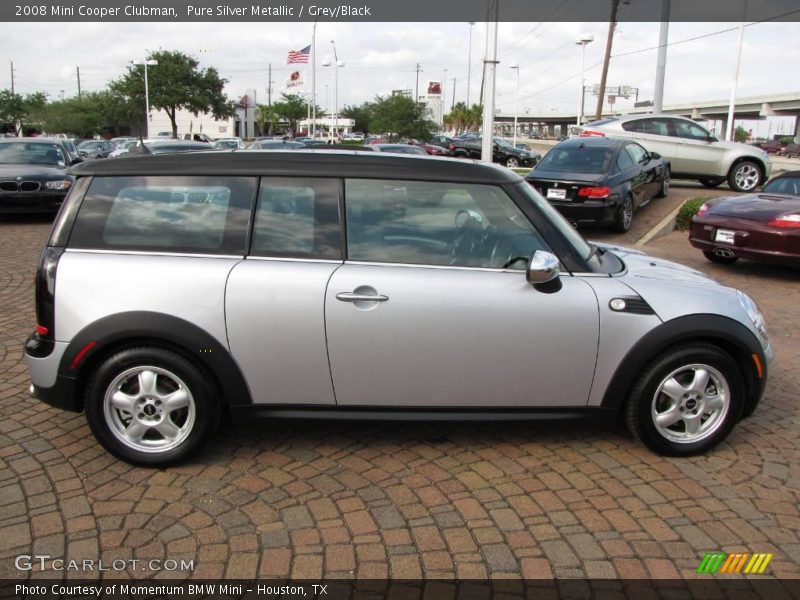 Pure Silver Metallic / Grey/Black 2008 Mini Cooper Clubman