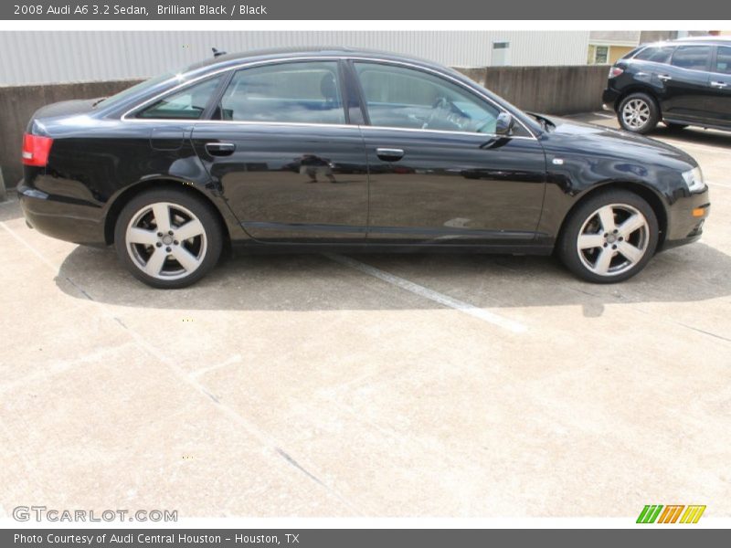 Brilliant Black / Black 2008 Audi A6 3.2 Sedan