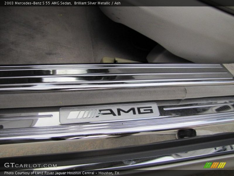 Brilliant Silver Metallic / Ash 2003 Mercedes-Benz S 55 AMG Sedan