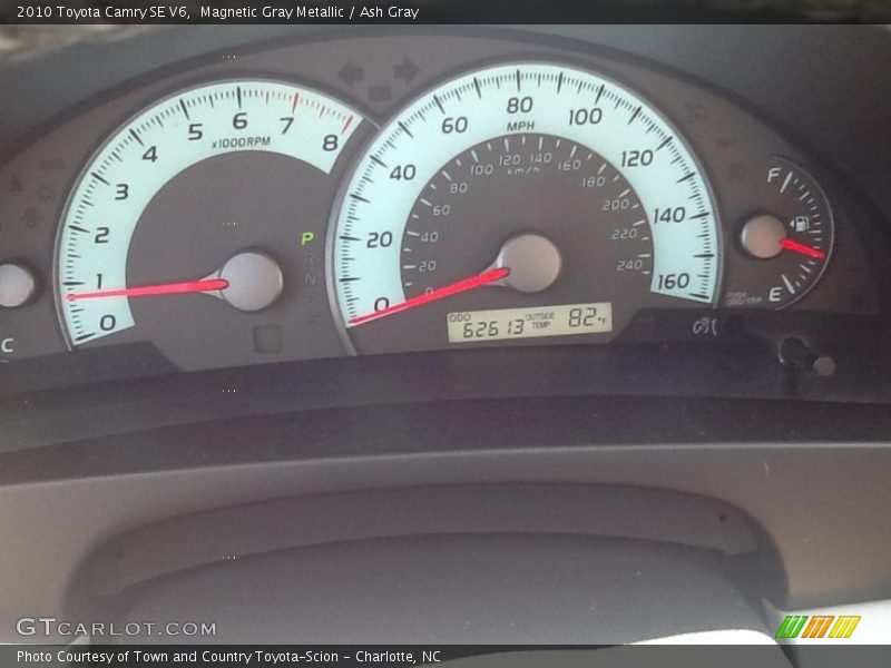Magnetic Gray Metallic / Ash Gray 2010 Toyota Camry SE V6