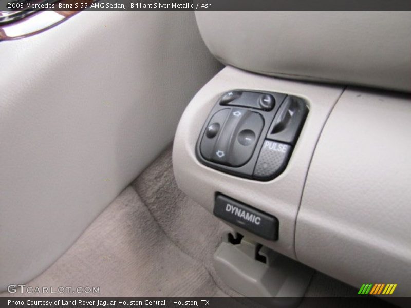 Brilliant Silver Metallic / Ash 2003 Mercedes-Benz S 55 AMG Sedan