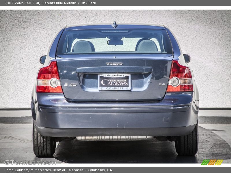 Barents Blue Metallic / Off-Black 2007 Volvo S40 2.4i