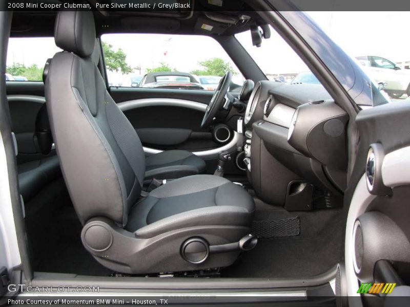 Pure Silver Metallic / Grey/Black 2008 Mini Cooper Clubman