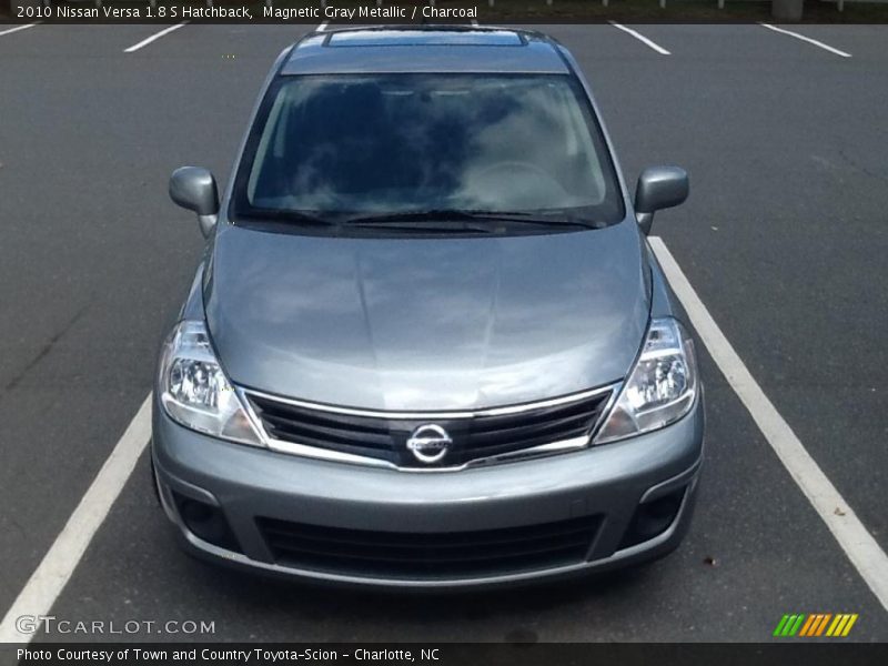 Magnetic Gray Metallic / Charcoal 2010 Nissan Versa 1.8 S Hatchback