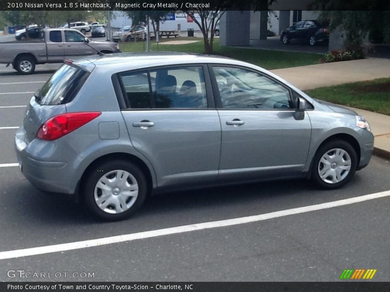 Magnetic Gray Metallic / Charcoal 2010 Nissan Versa 1.8 S Hatchback